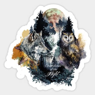 Guardians of the Night Sticker